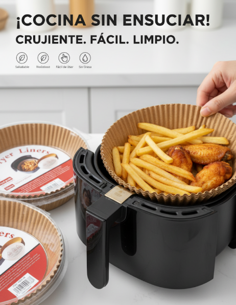 Papel de Horno para freidora de aire